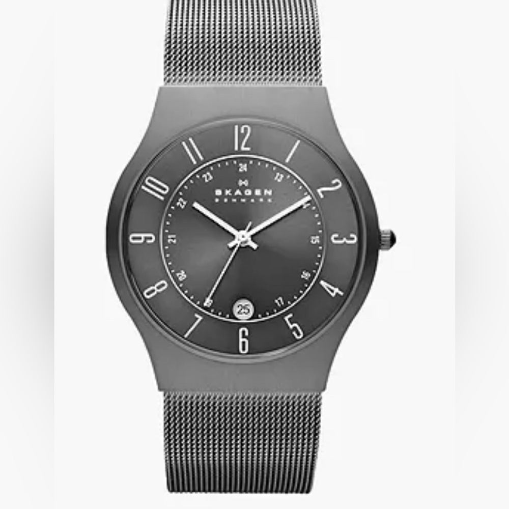 SKAGEN Men’s Black Titanium Watch // Retails for $130